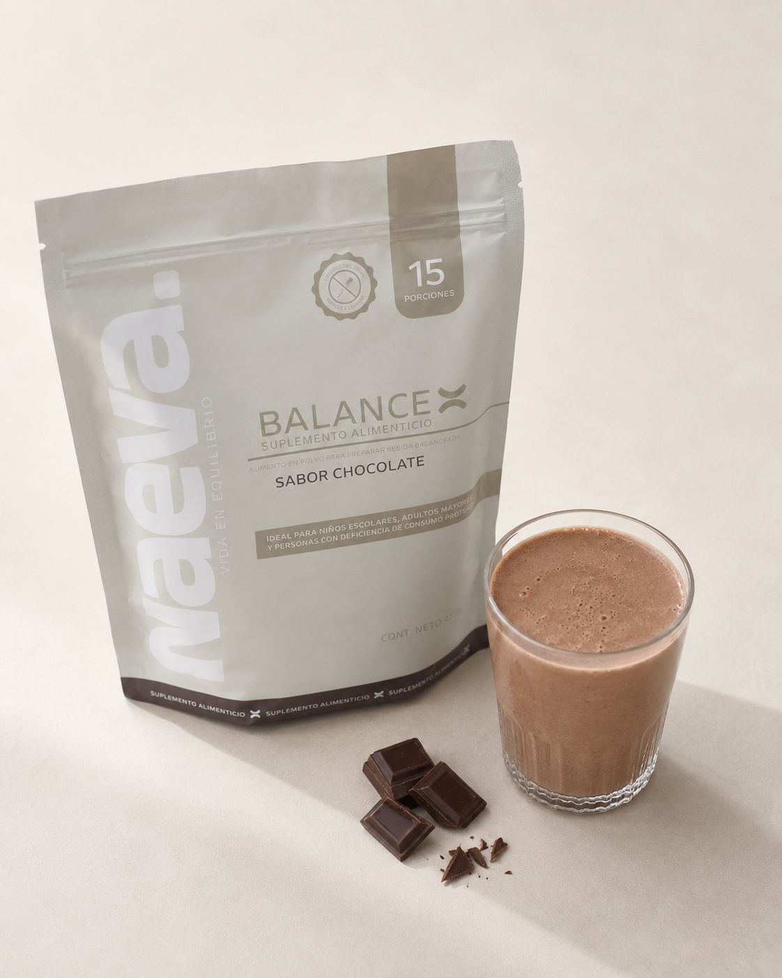 Balance Chocolate con malteada